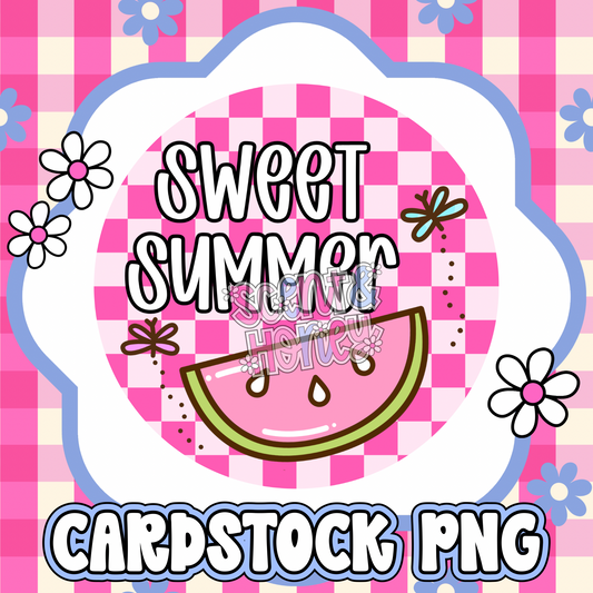 Sweet Summer Cardstock PNG