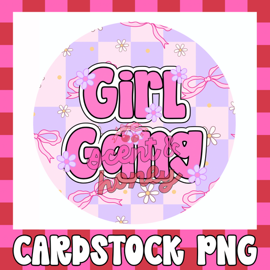 Girl Gang Cardstock PNG