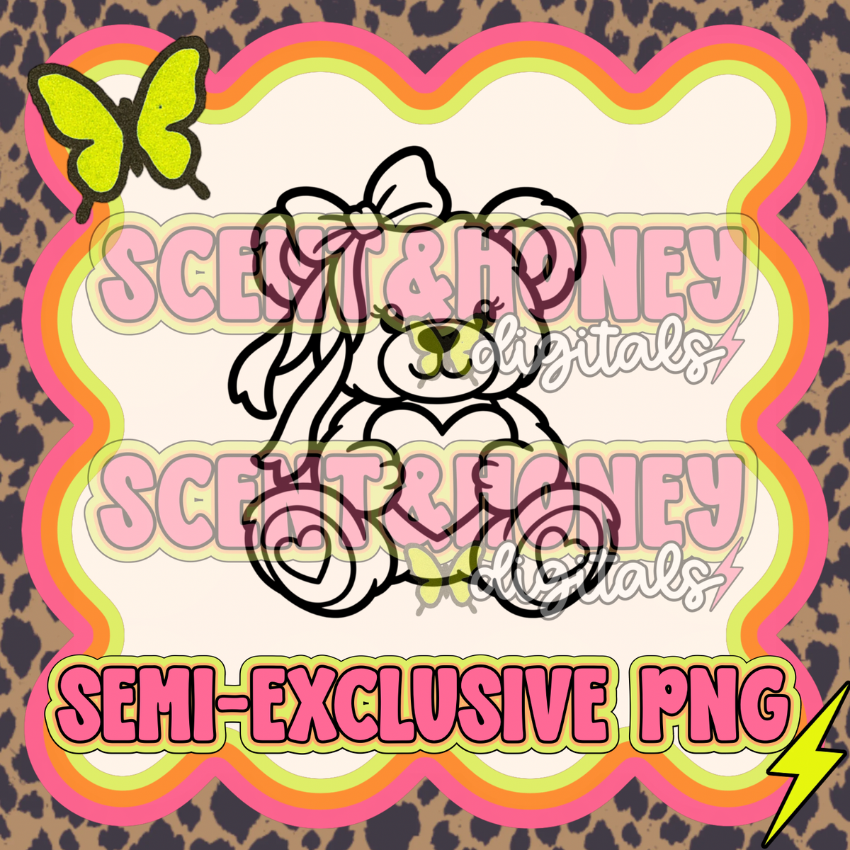**SEMI-EXCLUSIVE** Valentine Bear PNG