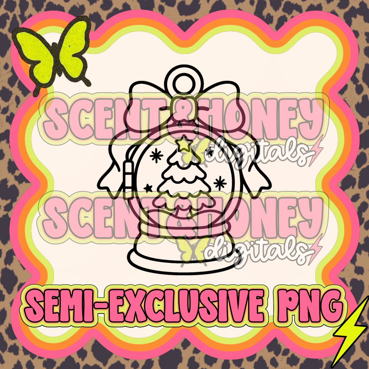 **SEMI-EXCLUSIVE** Snow Globe Locket (trees)
