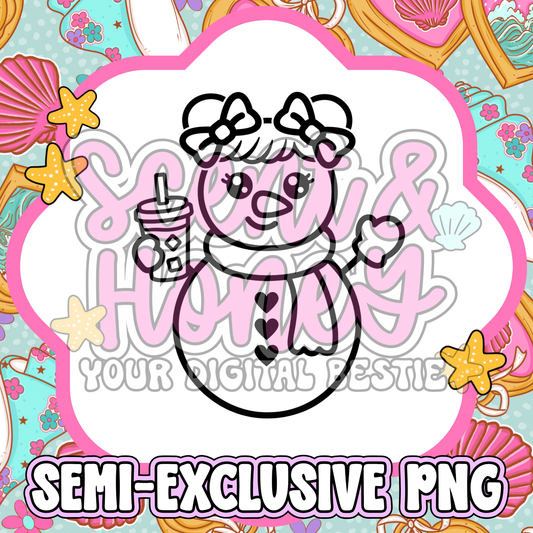 **SEMI-EXCLUSIVE** Snow Girl with Iced Coffee