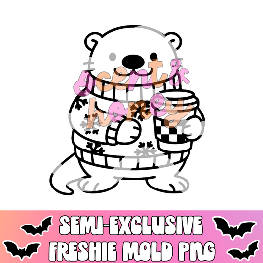 **SEMI-EXCLUSIVE** Winter Otter PNG