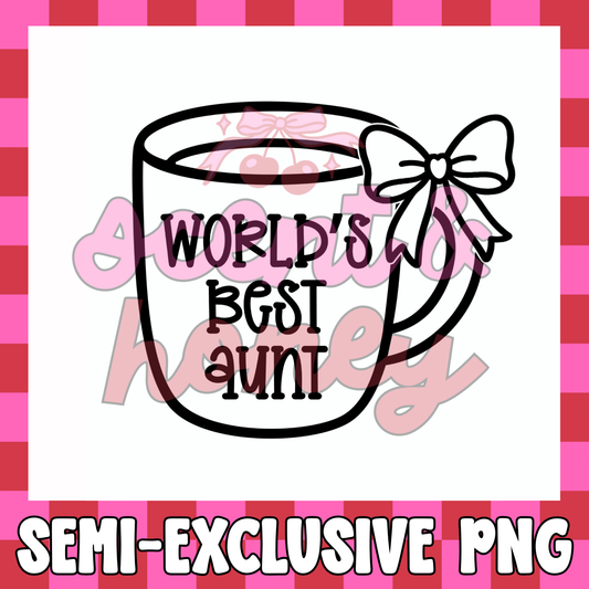 **SEMI-EXCLUSIVE** World’s Best Aunt PNG