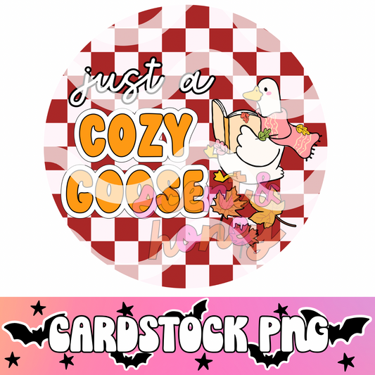 Cozy Goose Cardstock PNG