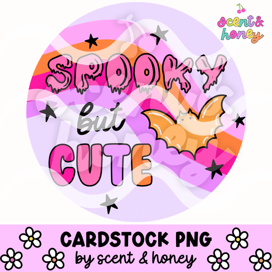 Spooky But Cute Cardstock PNG