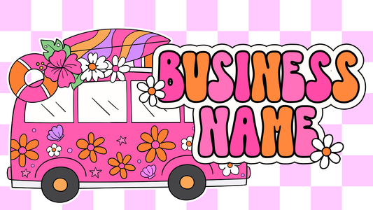 Pre-Made Facebook Banner - Surf Bus