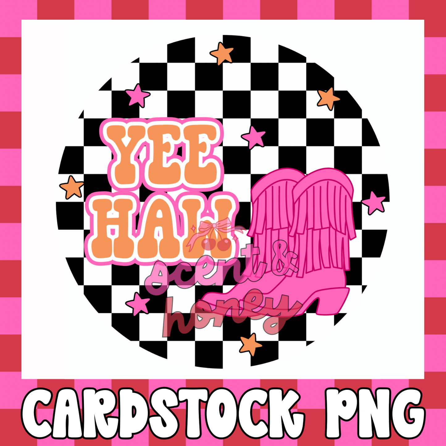 Yee Haw Cardstock PNG