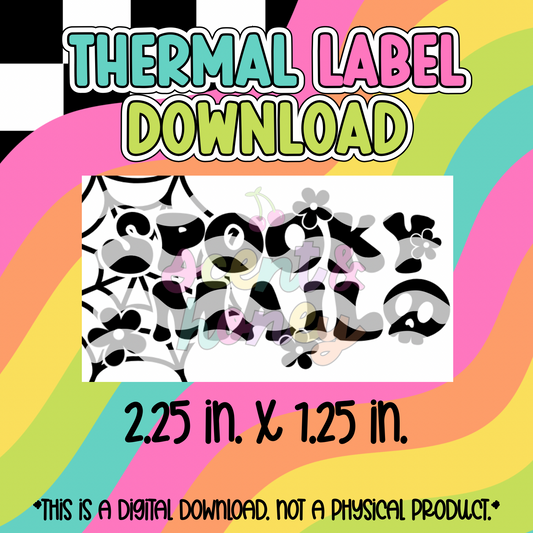 Spooky Mail Thermal Label