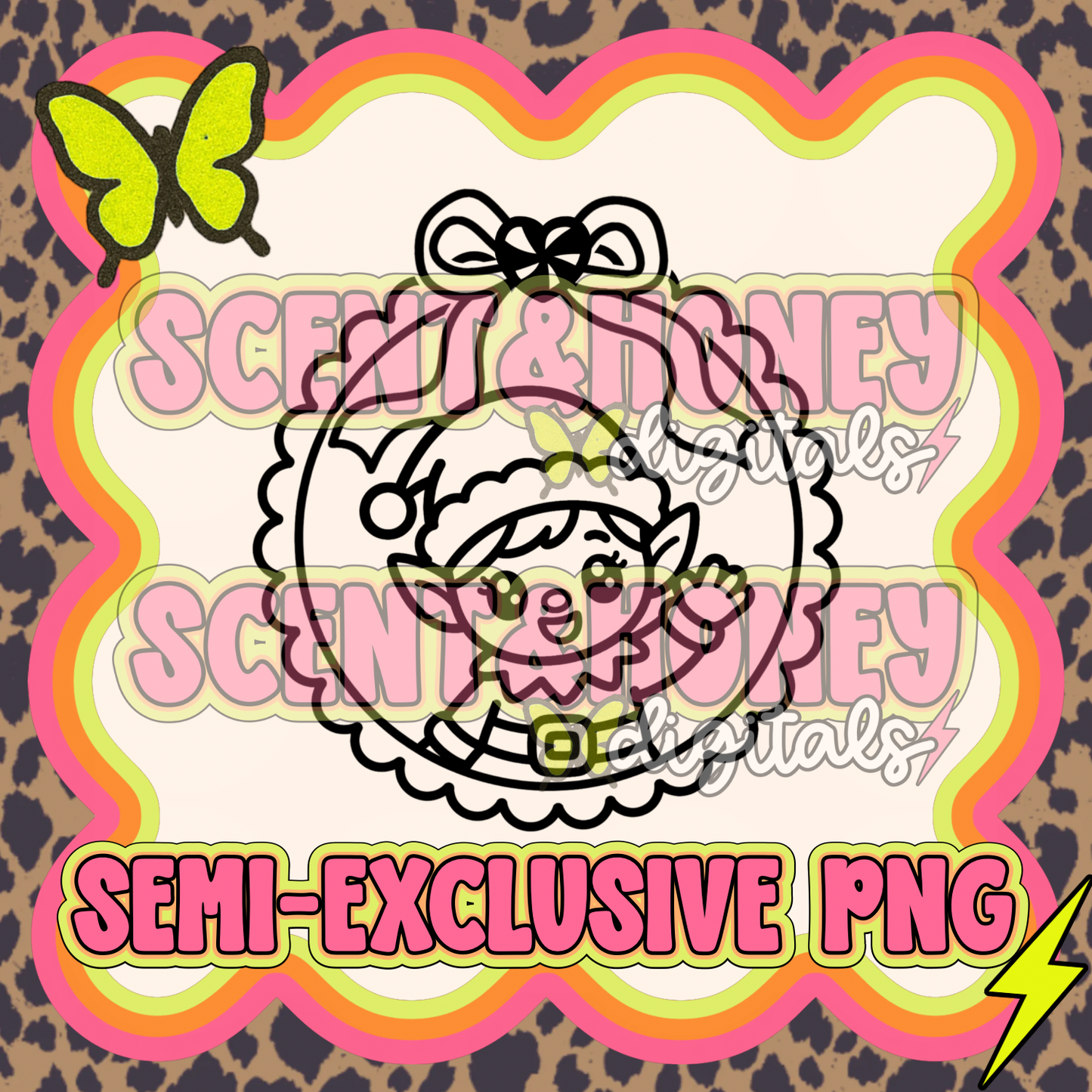**SEMI-EXCLUSIVE** Elf Frame PNG