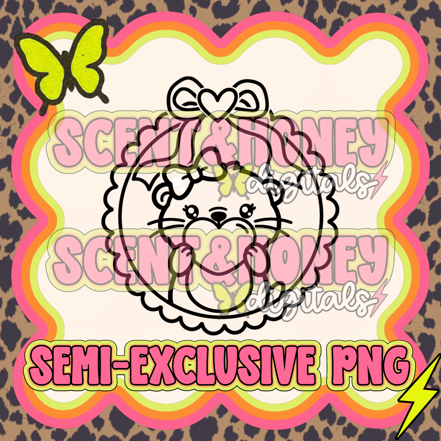 **SEMI-EXCLUSIVE** Valentine Otter Frame PNG