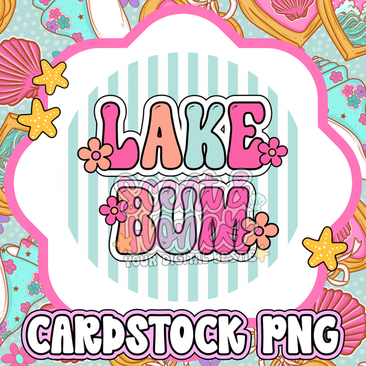 Lake Bum Cardstock PNG