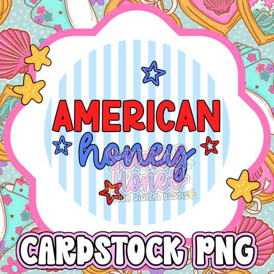 American Honey Cardstock PNG