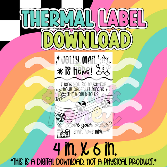 Jolly Mail (4x6) Thermal Label