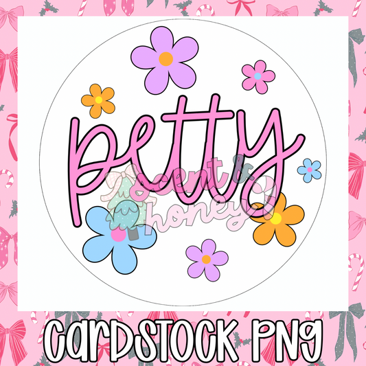 Petty Cardstock PNG