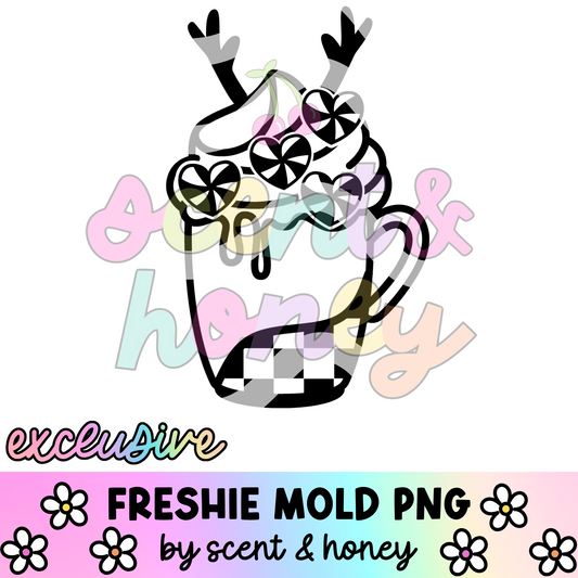 **SEMI-EXCLUSIVE** Peppermint Reindeer Mug PNG Download