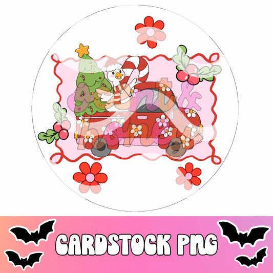Merry Goose Cardstock PNG