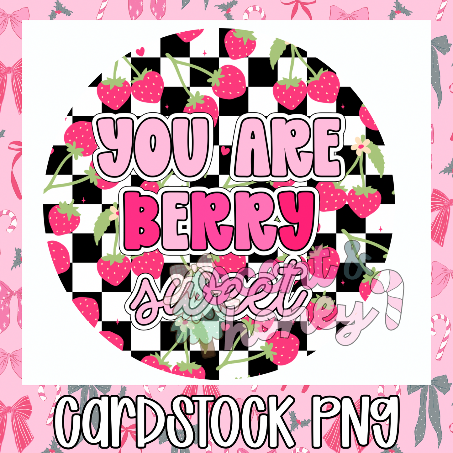 Berry Sweet Cardstock PNG
