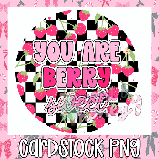 Berry Sweet Cardstock PNG