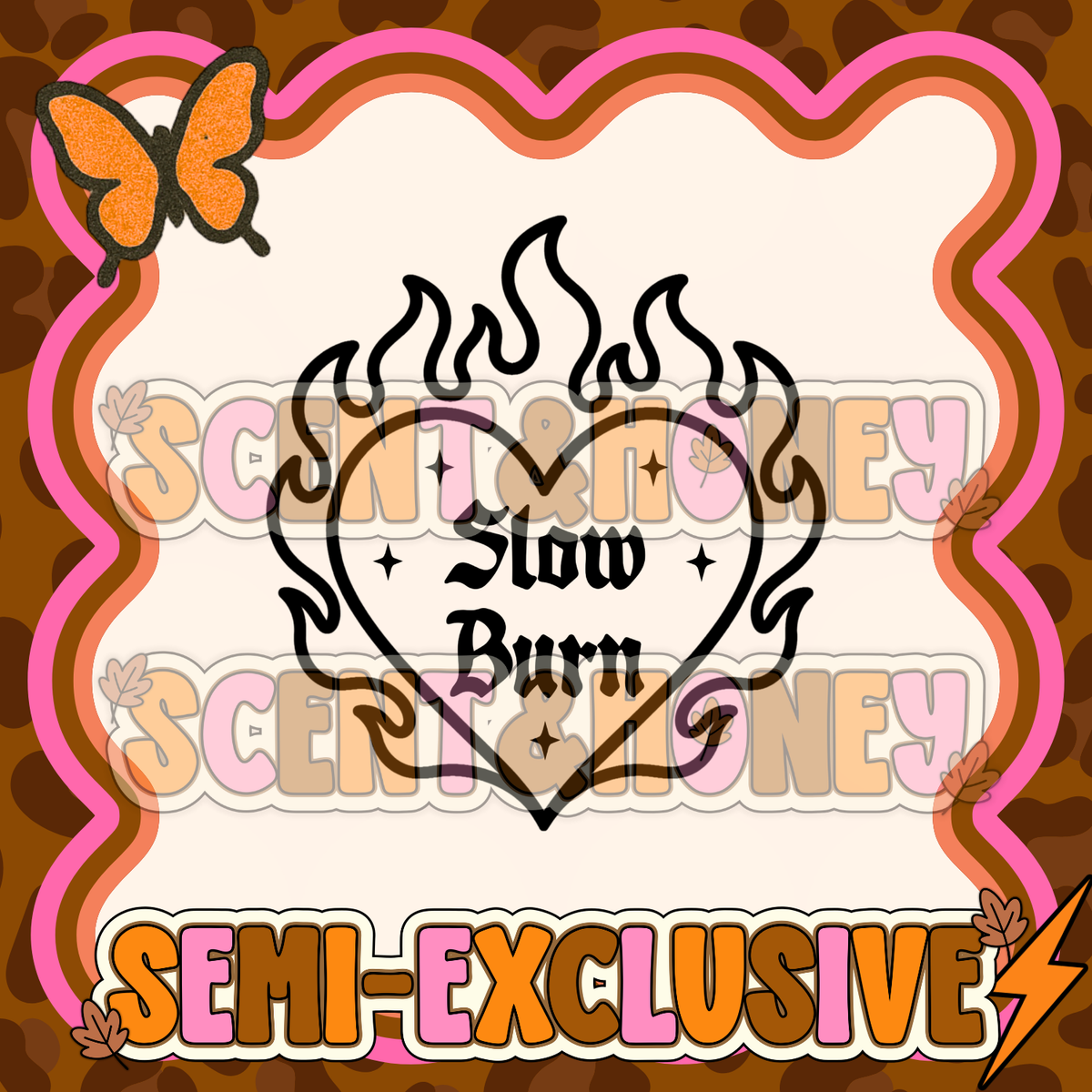 **SEMI-EXCLUSIVE** Slow Burn Flaming Heart PNG