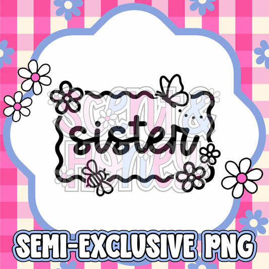 **SEMI-EXCLUSIVE** Cute Sister Frame