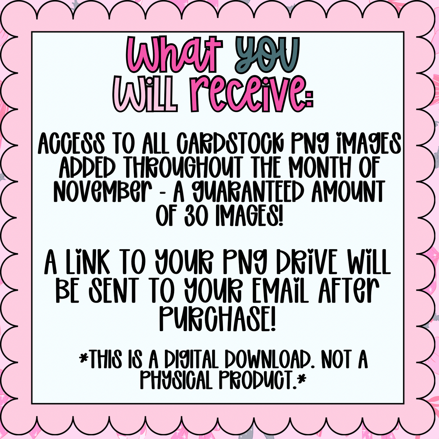 November 2025 Cardstock PNG Drive