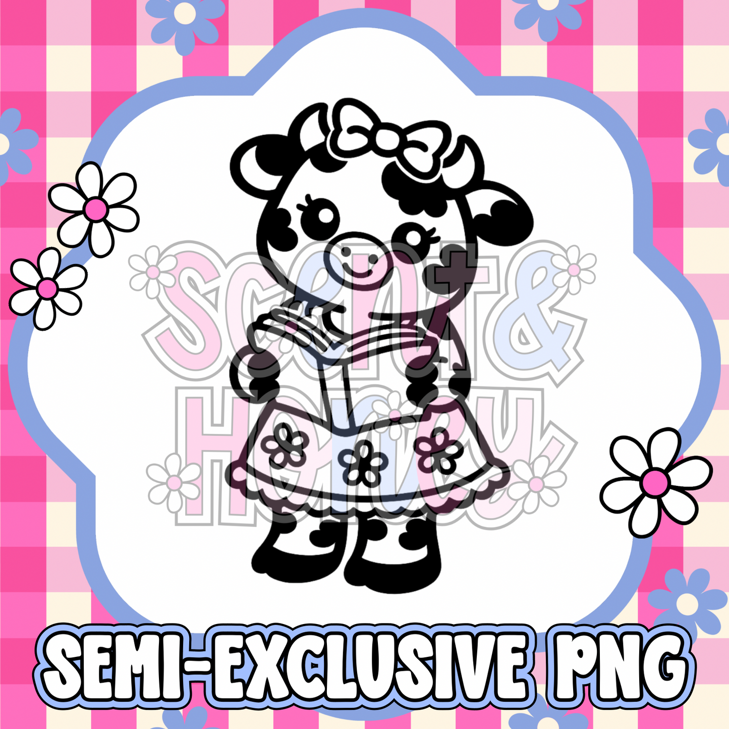 **SEMI-EXCLUSIVE** Cow Reading Book