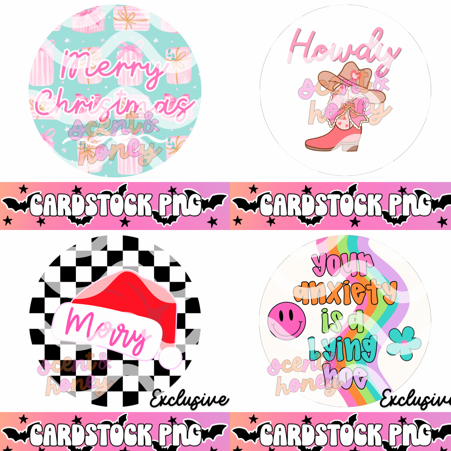 September 2025 Cardstock PNG Drive (40 total images)