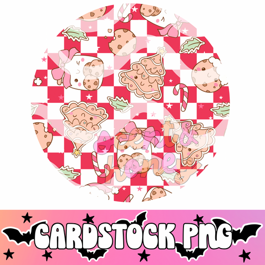 Christmas Cookies Cardstock PNG