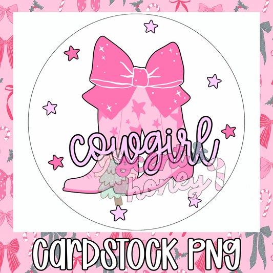 Cowgirl Cardstock PNG