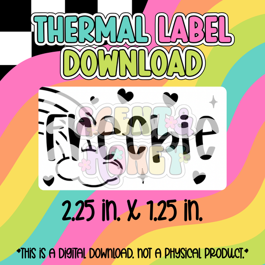 Freebie Rainbow Thermal Label