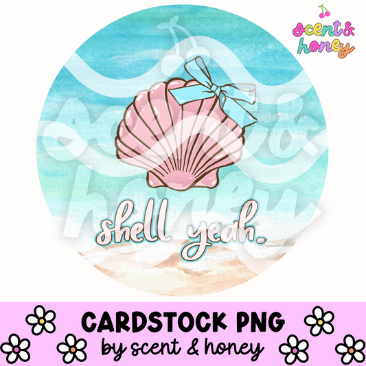 Shell Yeah Cardstock PNG