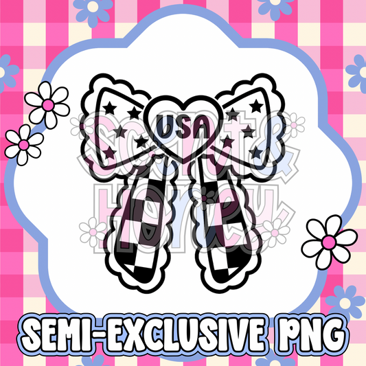 **SEMI-EXCLUSIVE** USA Bow PNG
