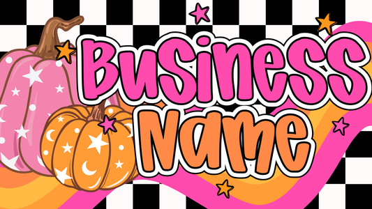 Pre-Made Facebook Banner - Starry Pumpkins