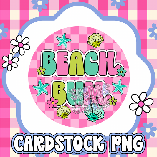 Beach Bum Cardstock PNG