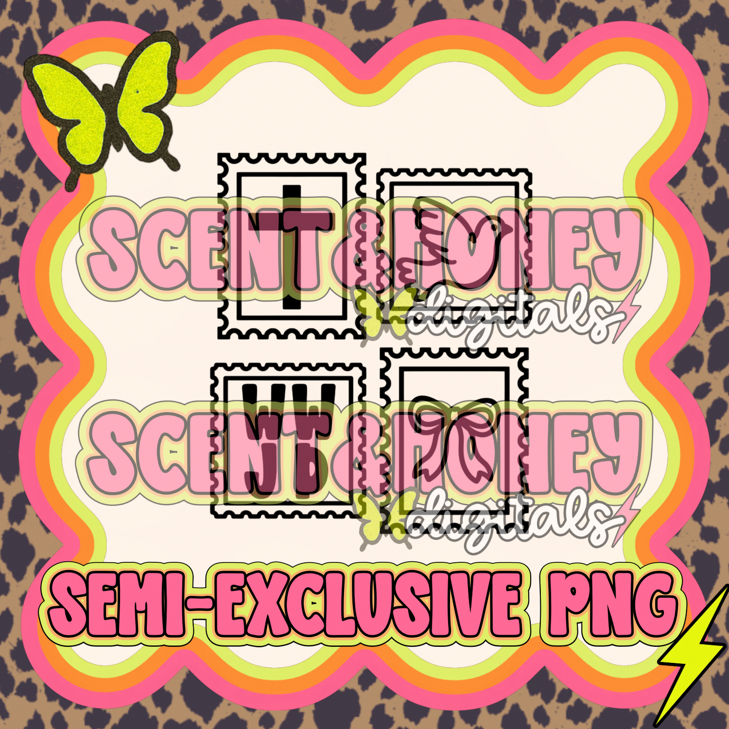 **SEMI-EXCLUSIVE** Faith Stamp Collage PNG