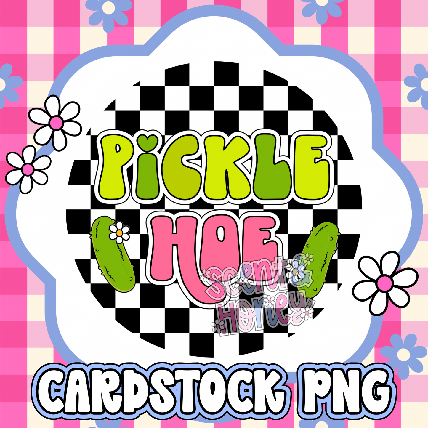 Pickle Hoe Cardstock PNG