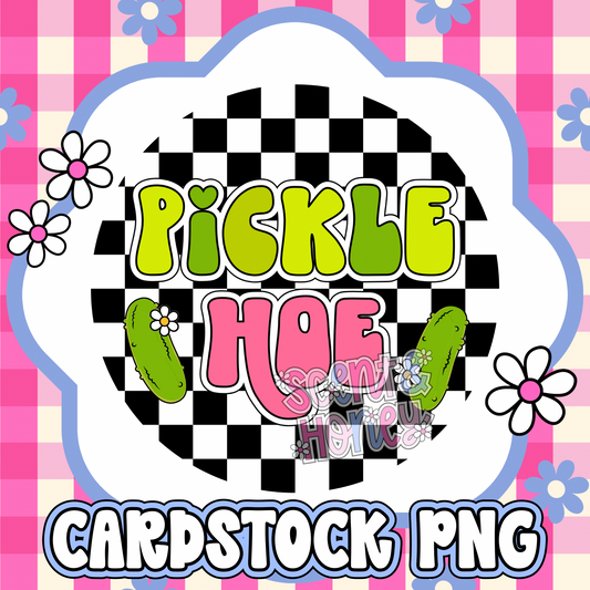 Pickle Hoe Cardstock PNG