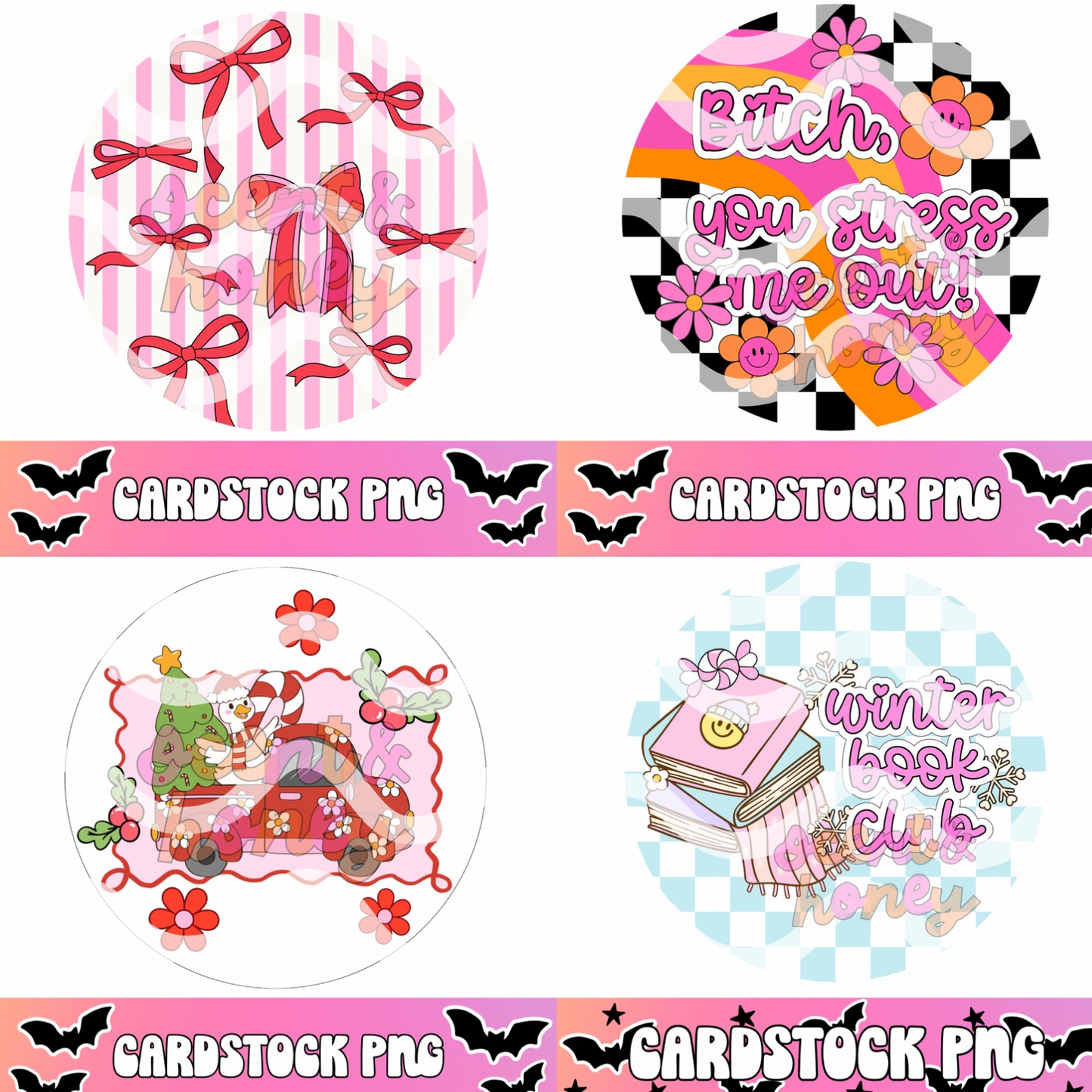 September 2025 Cardstock PNG Drive (40 total images)