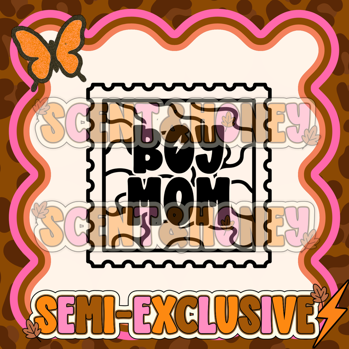 **SEMI-EXCLUSIVE** Boy Mom Stamp PNG