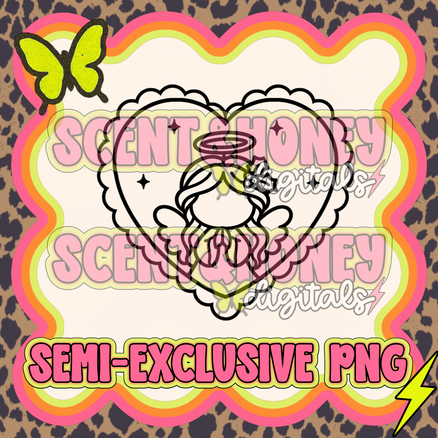 **SEMI-EXCLUSIVE** Angel Heart Frame PNG