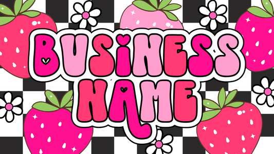 Pre-Made Facebook Banner - Strawberries