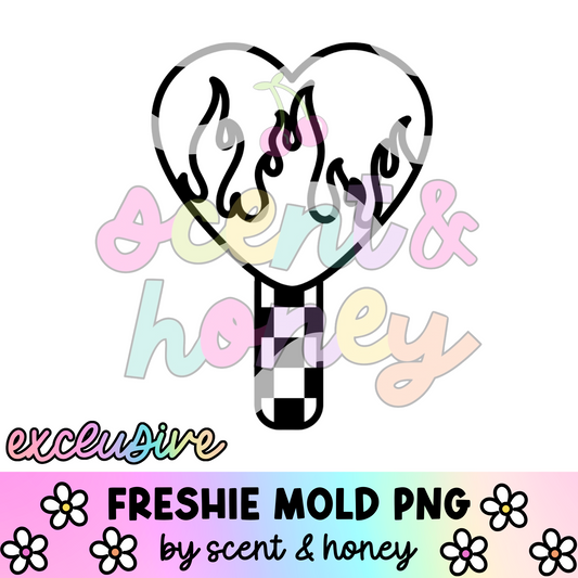 **SEMI-EXCLUSIVE** Flaming Heart Pop PNG Download