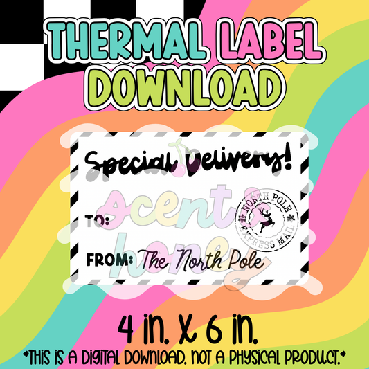 Special Delivery (4x6) Thermal Label