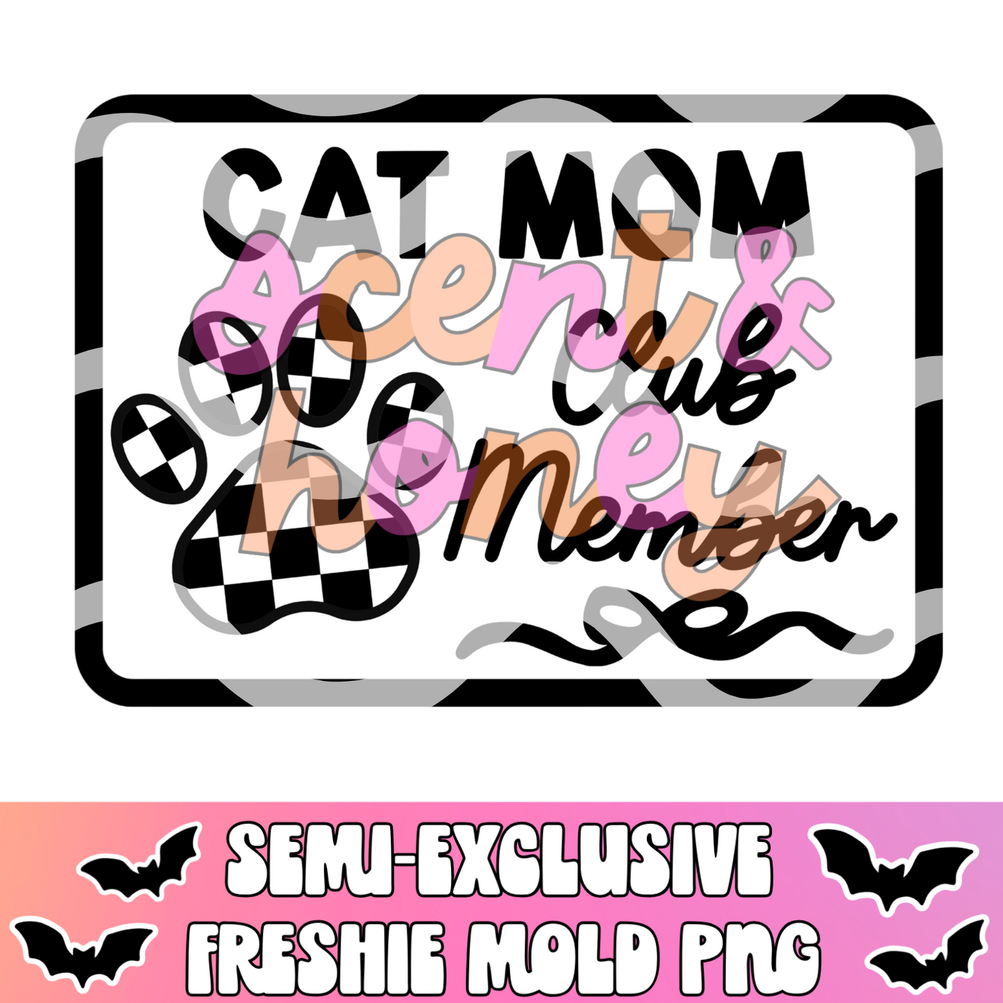 **SEMI-EXCLUSIVE** Cat Mom Club Member PNG Download