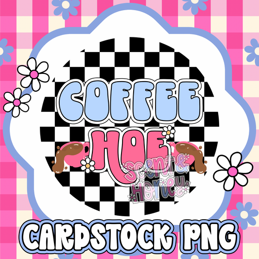 Coffee Hoe Cardstock PNG