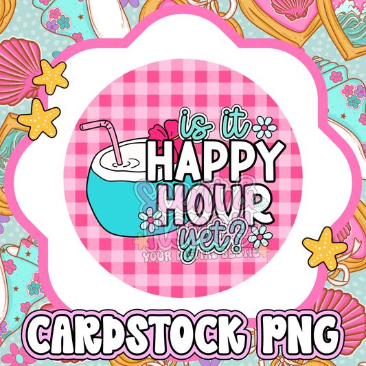 Happy Hour Cardstock PNG