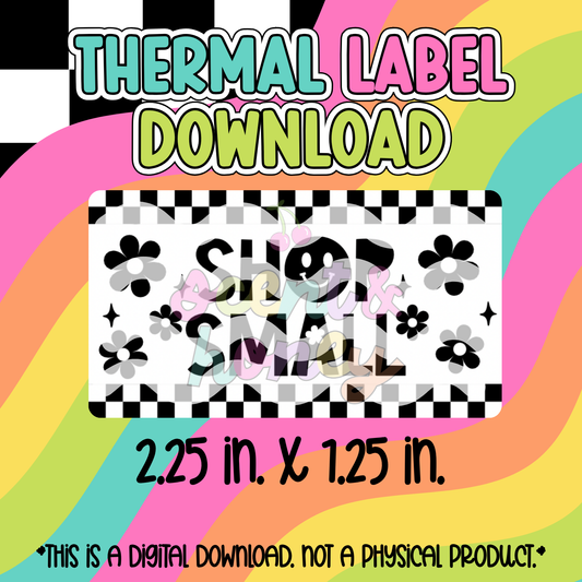 Shop Small Thermal Label