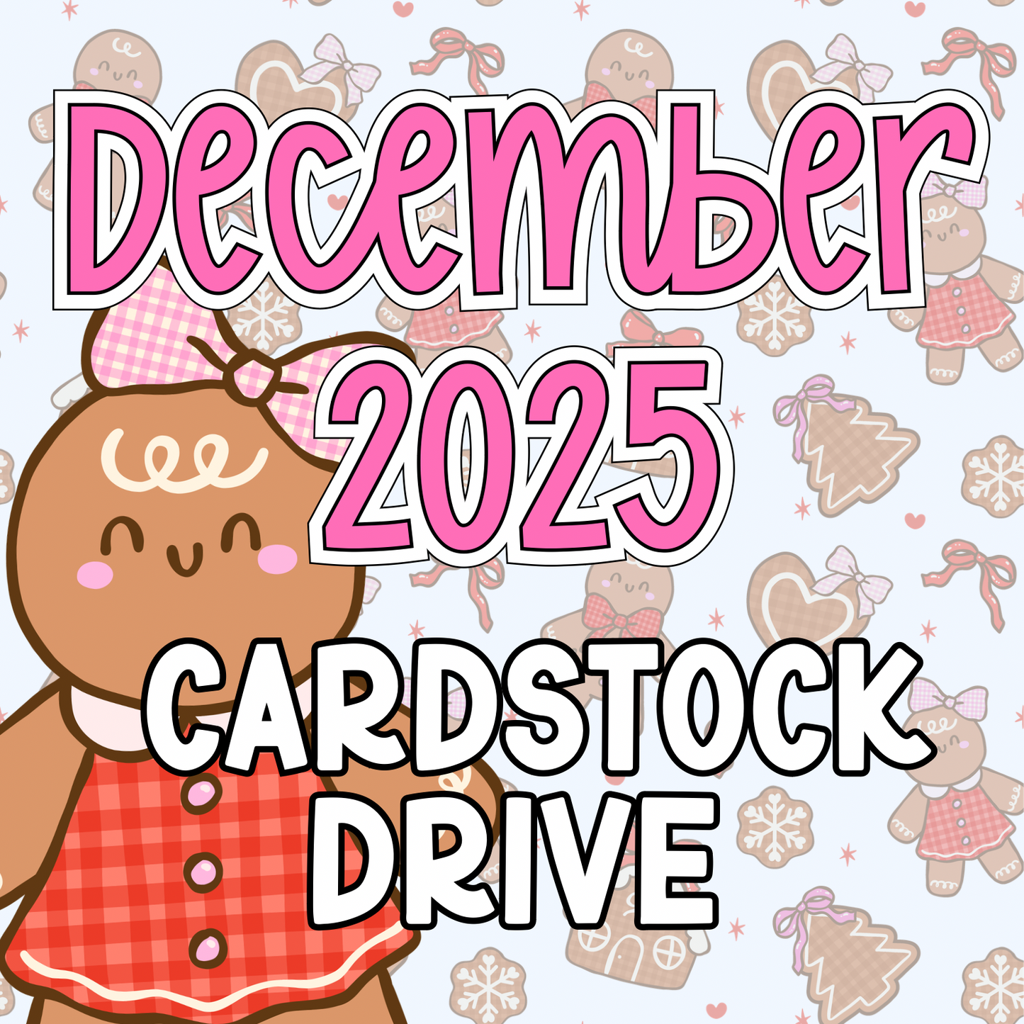 December 2025 Cardstock PNG Drive