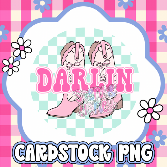 Darlin Cardstock PNG
