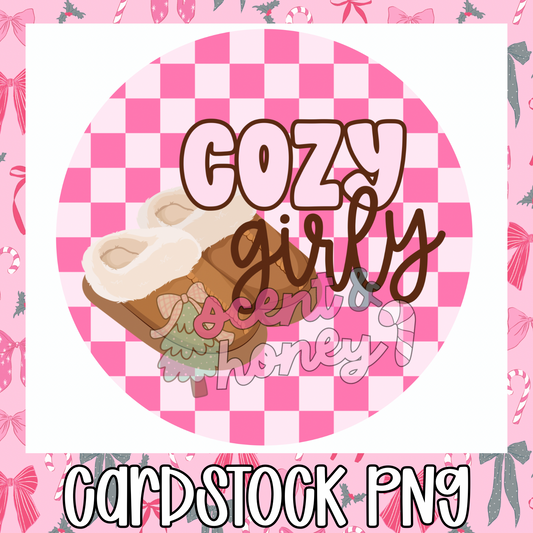 Cozy Girly Cardstock PNG